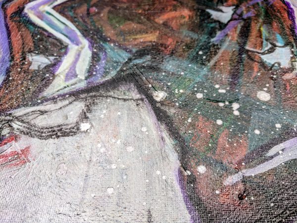 44.2. Imagination: Wild Unicorn. Original Painting, 60x60 cm - Image 15