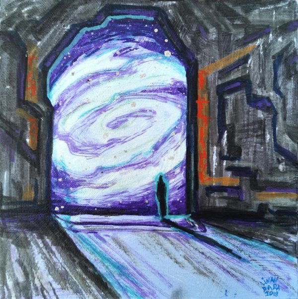 99.4. Alone with the Shiny Abyss  - original art by Linandara
