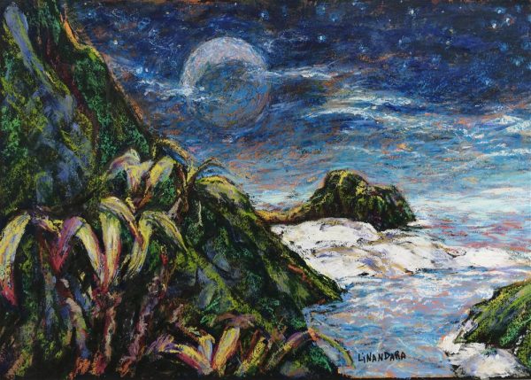 85. Distant Shores and Moon's Birthday - original art by Linandara