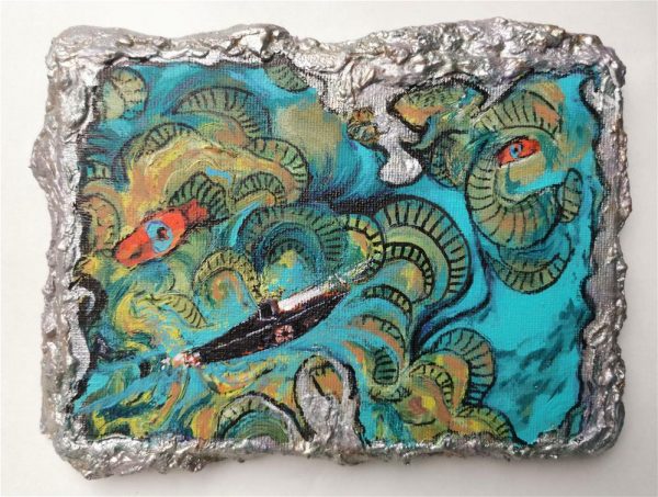 93. Nautilus' Journey - Original art by Linandara