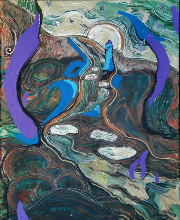 90. Pathfinding (Extraverted Intuition) - original art by Linandara