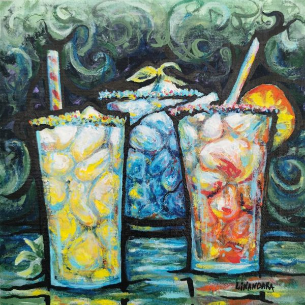 45. Drinks - painting by Linandara