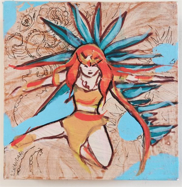 73. Freedom Dance No 3 - painting by Linandara