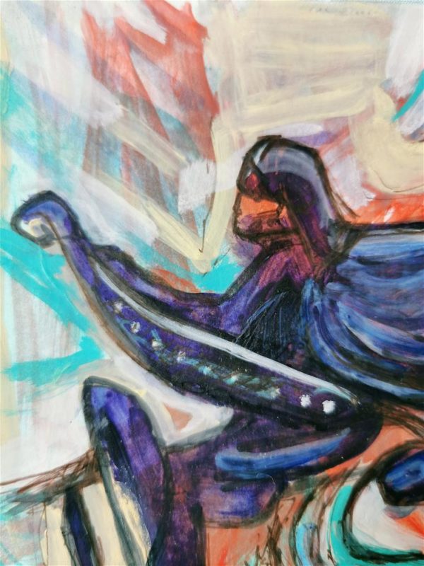 64. Riding the Storm - original art by Linandara - Image 2