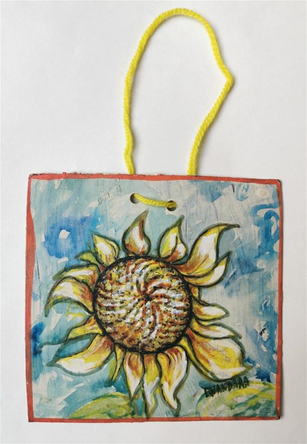 77. Sunflower - original art by Linandara