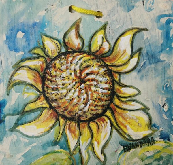77. Sunflower - original art by Linandara - Image 2